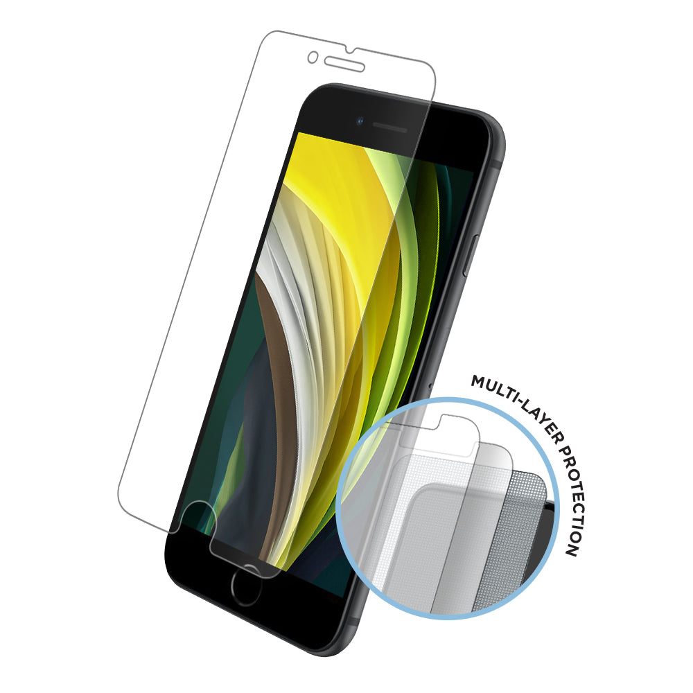 Eiger Mountain H.I.T High Impact Triflex Screen Protector (2 Pack) for Apple iPhone 7 / 8 / SE (2020) (2022)