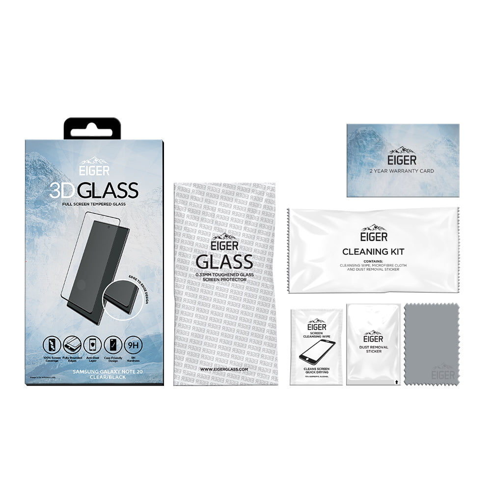 Eiger Glass 3D Screen Protector for Samsung Galaxy Note 20