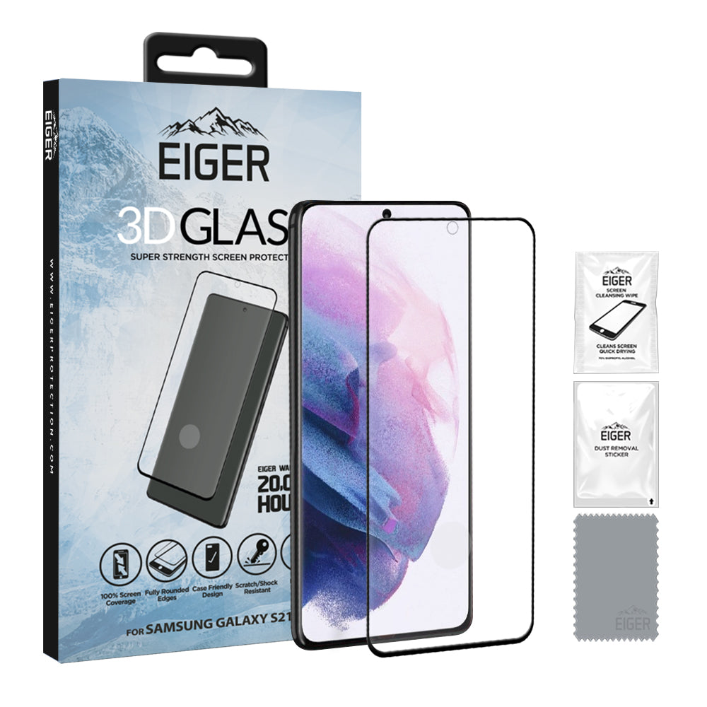 Eiger Glass 3D Screen Protector for Samsung Galaxy S21+ – Eiger Protection