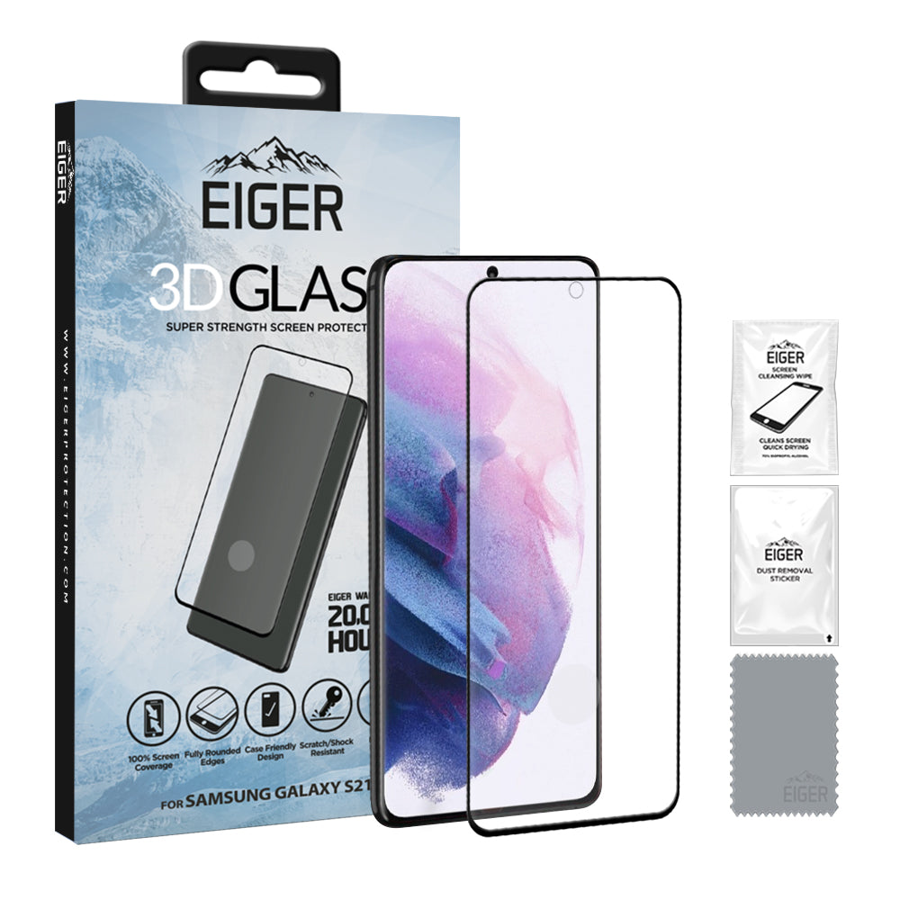 Eiger Glass 3D Screen Protector for Samsung Galaxy S21+