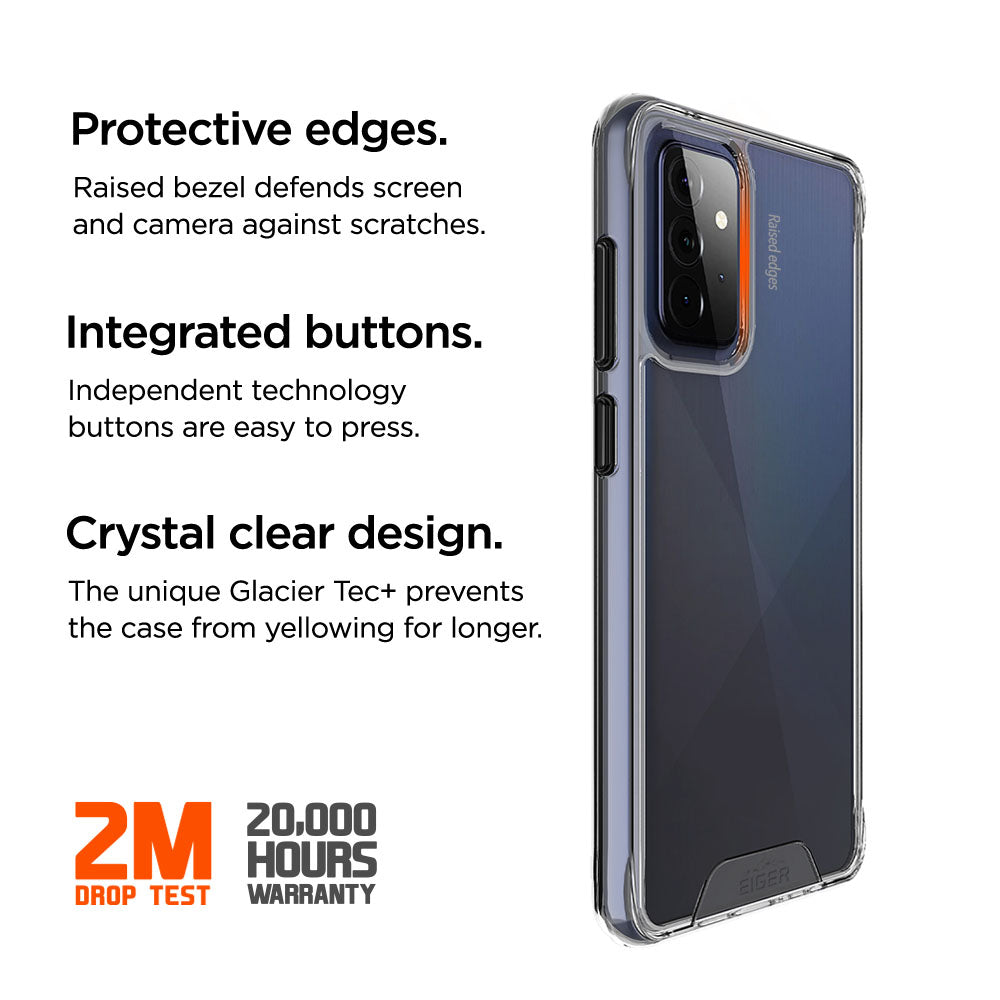 Eiger Glacier Case for Samsung Galaxy A52 / A52s 5G in Clear