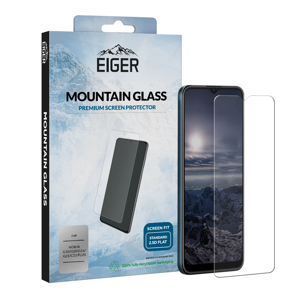 Eiger Mountain Glass 2.5D Screen Protector for Nokia G10 / G20 / G11 / G21 / C21 Plus