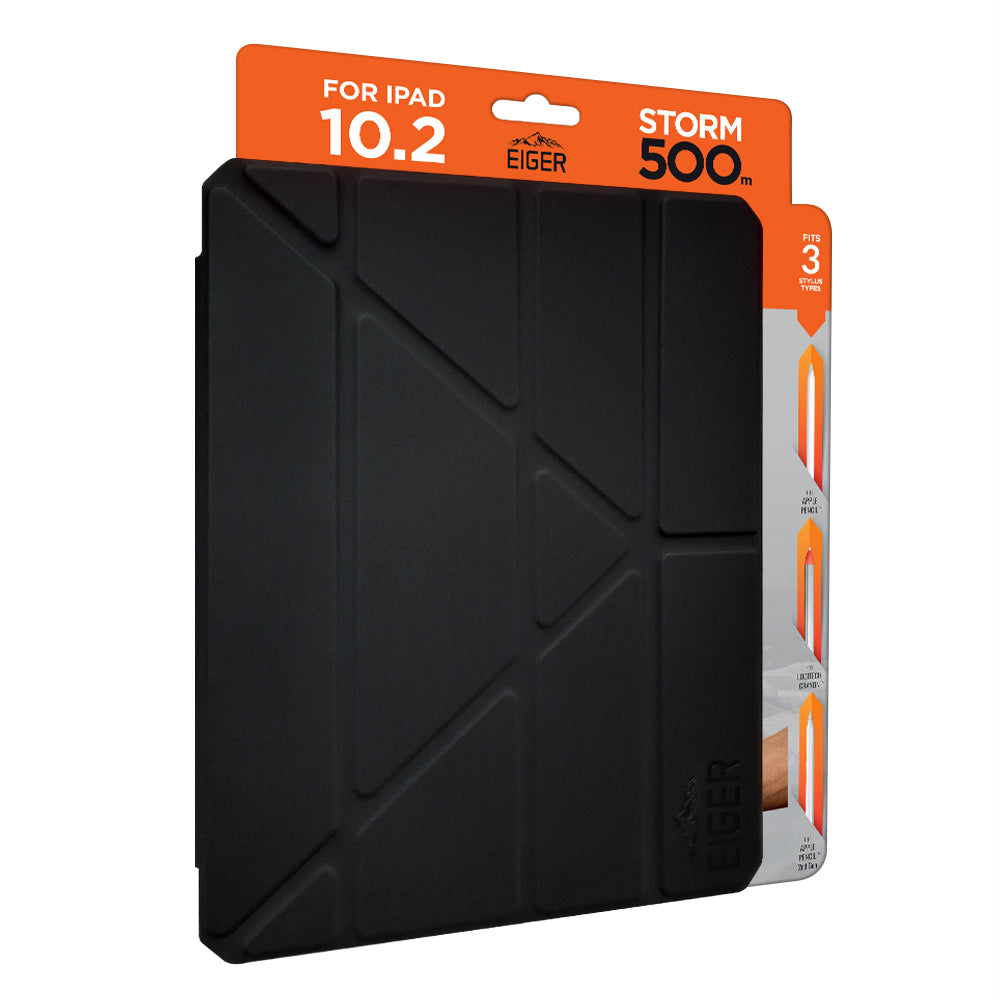 Eiger Storm 500m Case for Apple iPad 10.2 (9th Gen) in Black