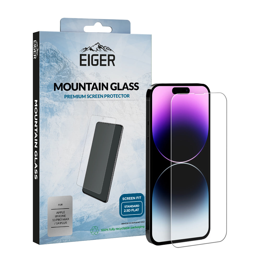 Eiger Mountain Glass 2.5D Screen Protector for Apple iPhone 13 Pro Max / 14 Plus