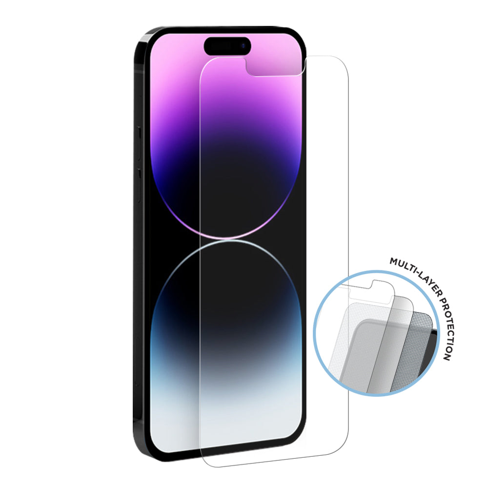 Eiger Mountain H.I.T High Impact Film Screen Protector (2 Pack) for Apple iPhone 13 Pro Max / 14 Plus