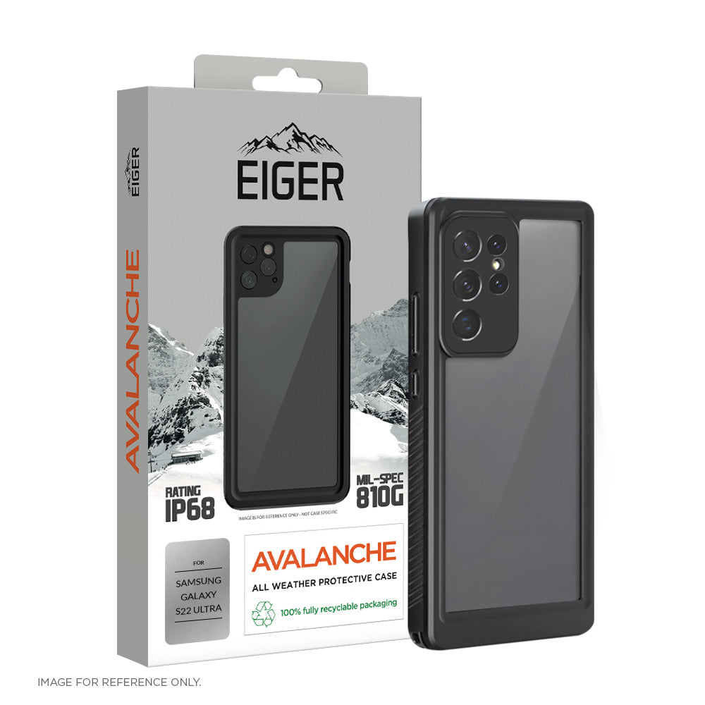 Eiger Avalanche Case for Samsung Galaxy S22 Ultra in Black