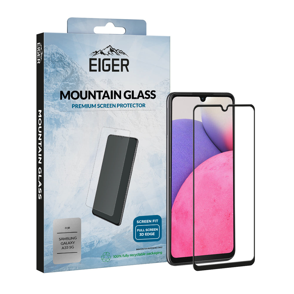 Eiger Mountain Glass 3D Screen Protector for Samsung Galaxy A33 5G