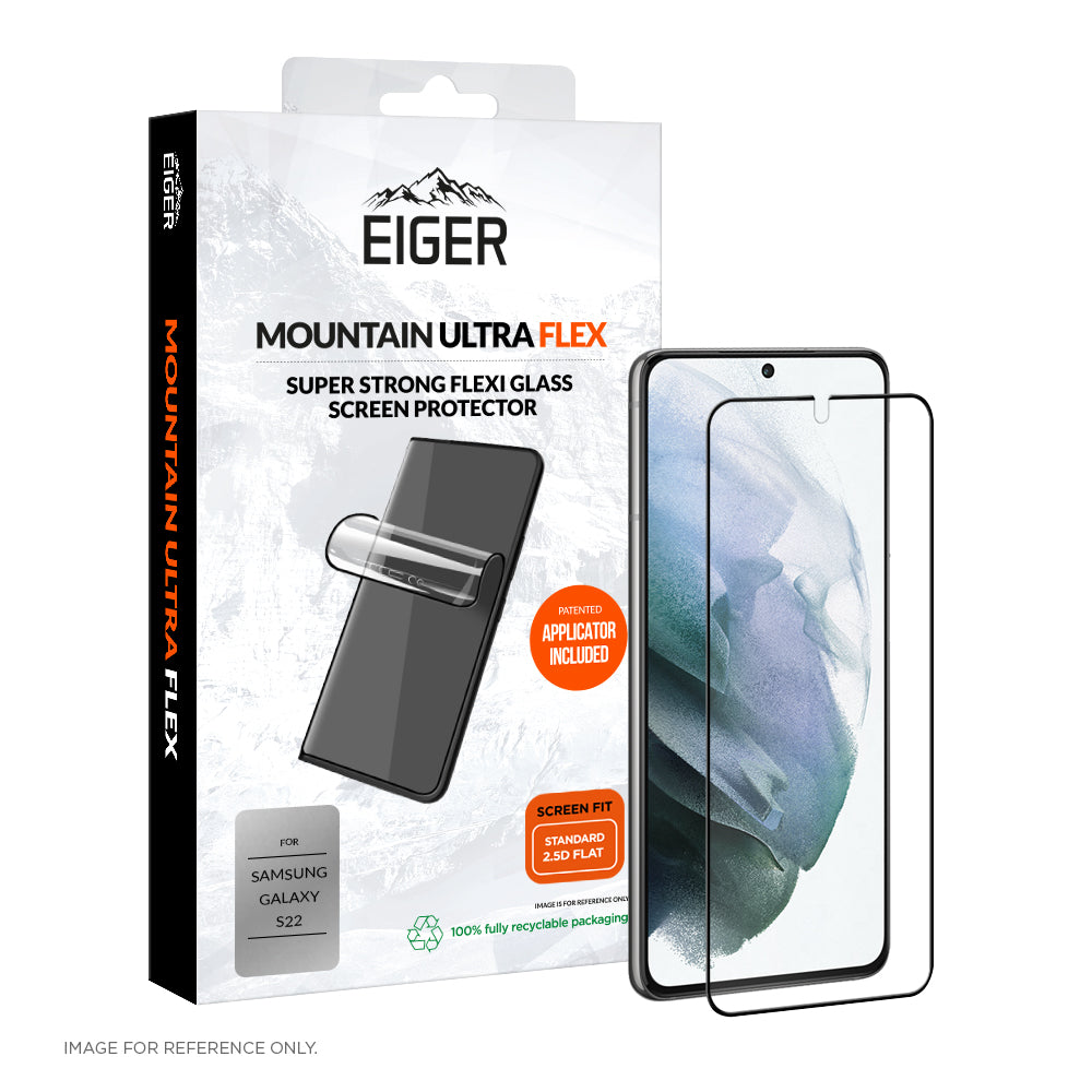 Eiger Mountain Ultraflex Flexiglass Screen Protector 2.5D for Samsung Galaxy S22