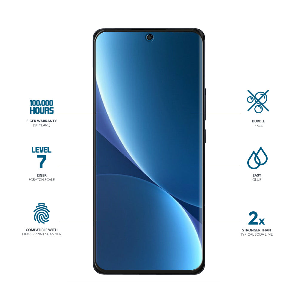 Eiger Mountain Glass 3D Screen Protector for Xiaomi 12 Pro / 13 Pro