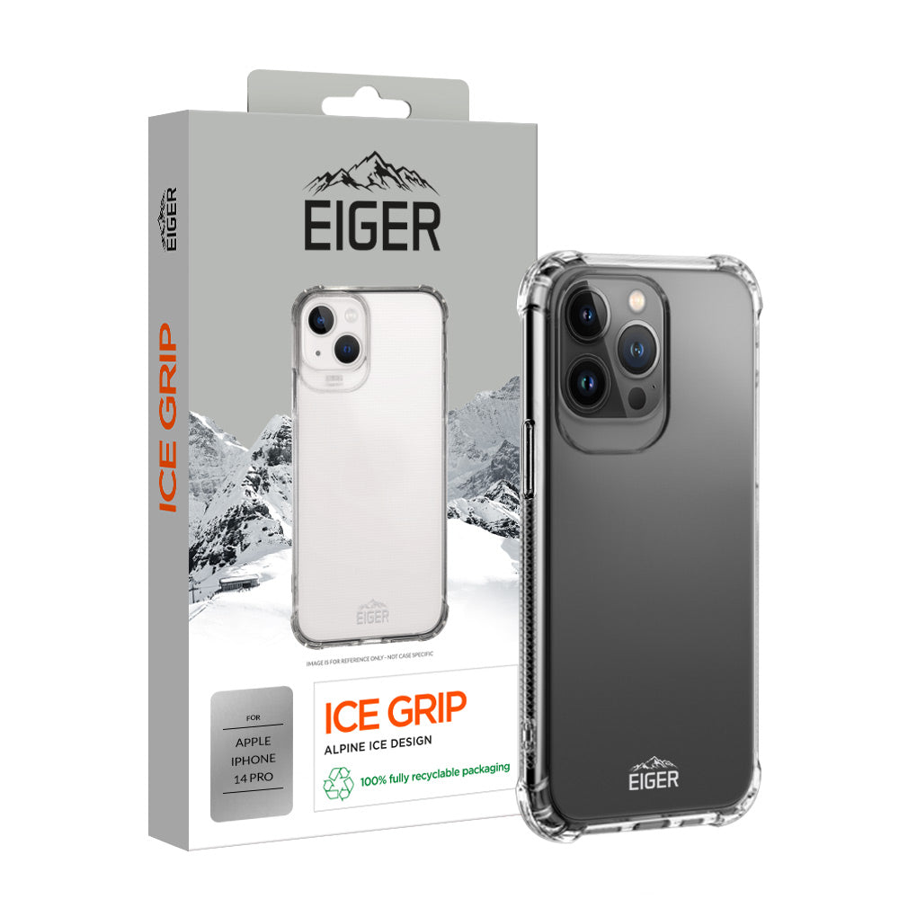 Eiger Ice Grip Case for Apple iPhone 14 Pro in Clear