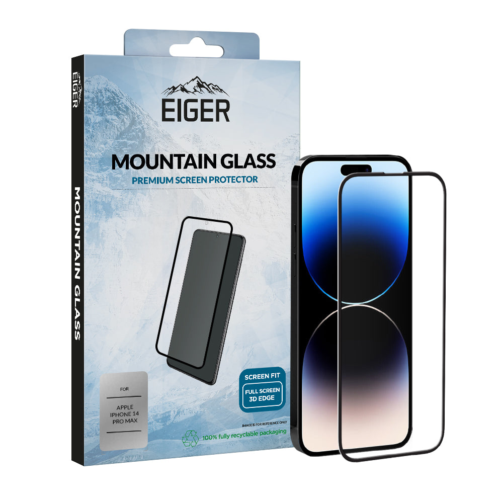 Eiger Mountain Glass 3D Screen Protector for Apple iPhone 14 Pro Max