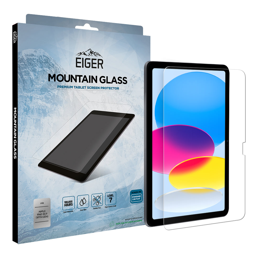 Eiger Mountain Glass Tablet 2.5D Screen Protector for Apple iPad 10.9 (10th Gen)