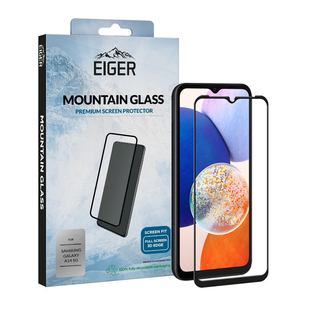 Eiger Mountain Glass 3D Screen Protector for Samsung Galaxy A14 5G / A14 4G