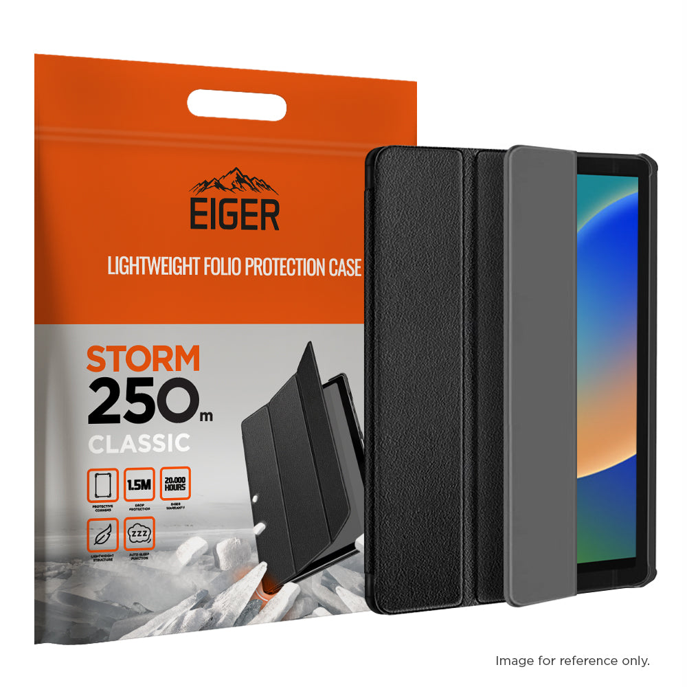Eiger Storm 250m Classic Case for Apple iPad 10.2 (9th Gen) in Black