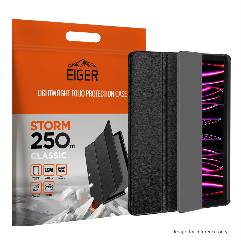 Eiger Storm 250m Classic Case for Apple iPad Pro 12.9 (2021) / (2022) in Black