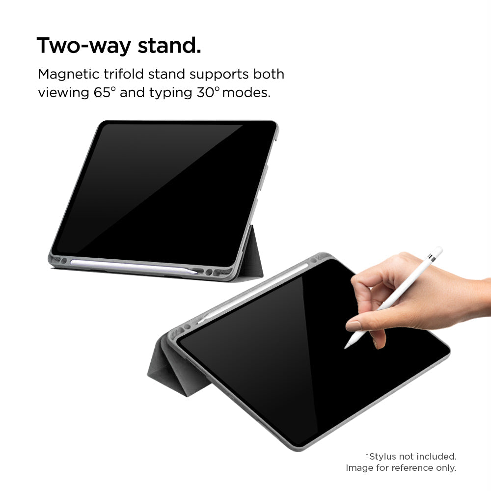 Eiger Storm 250m Stylus Case for Apple iPad 10.9 (10th Gen) in Light Grey in Retail Sleeve