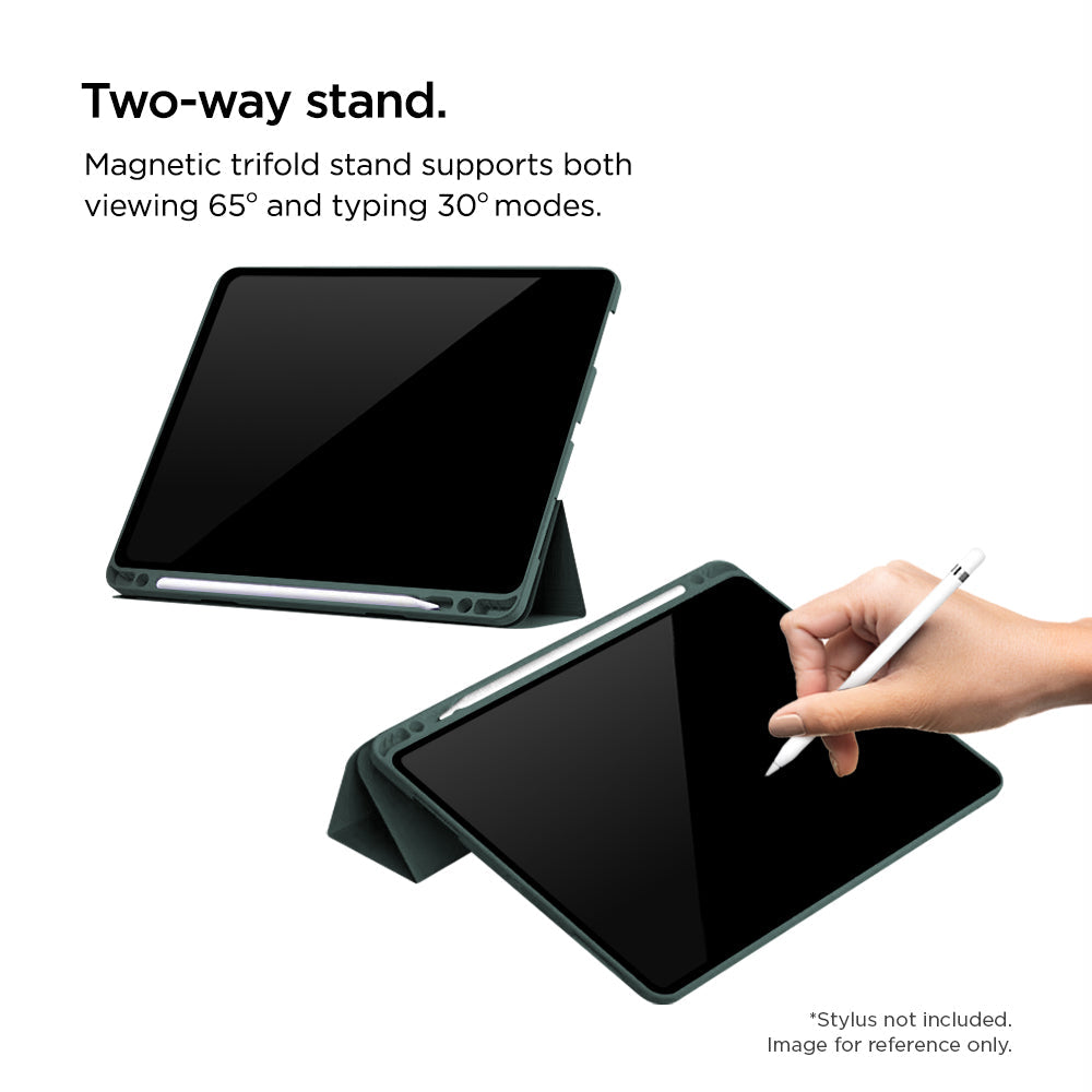 Eiger Storm 250m Stylus Case for Apple iPad 10.2 (9th Gen) in Dark Green in Retail Sleeve