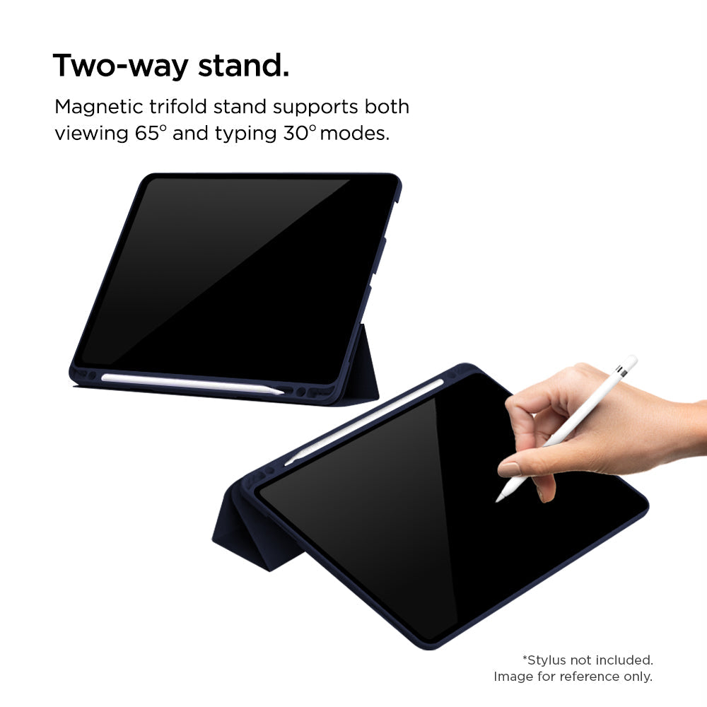 Eiger Storm 250m Stylus Case for Apple iPad 10.2 (9th Gen) in Navy Blue in Retail Sleeve