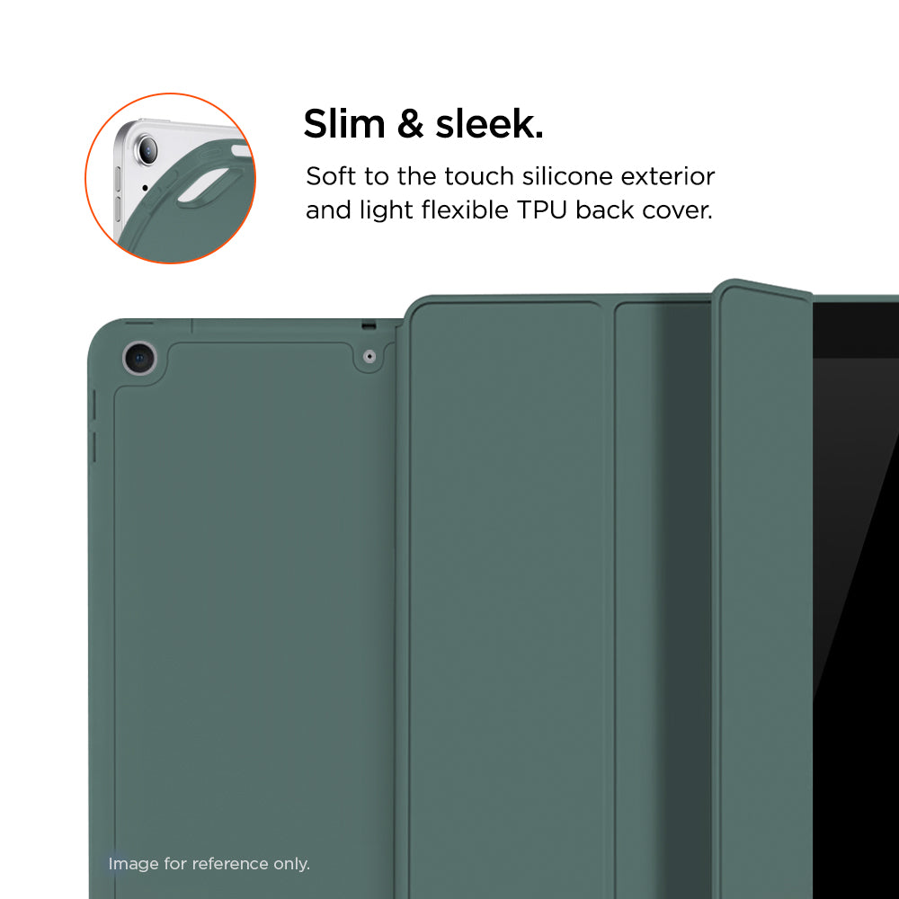 Eiger Storm 250m Stylus Case for Apple iPad Air (2022) in Dark Green in Retail Sleeve