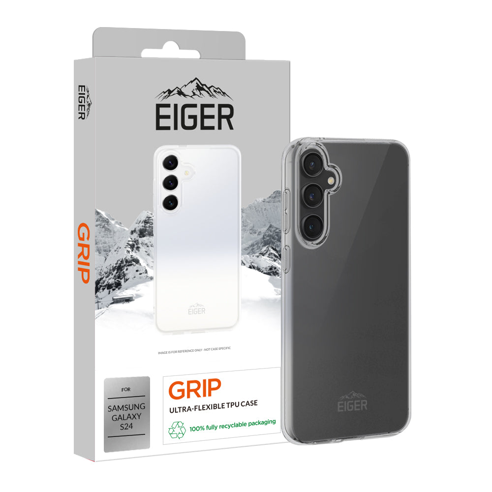 Eiger Grip Case for Samsung S24 in Clear