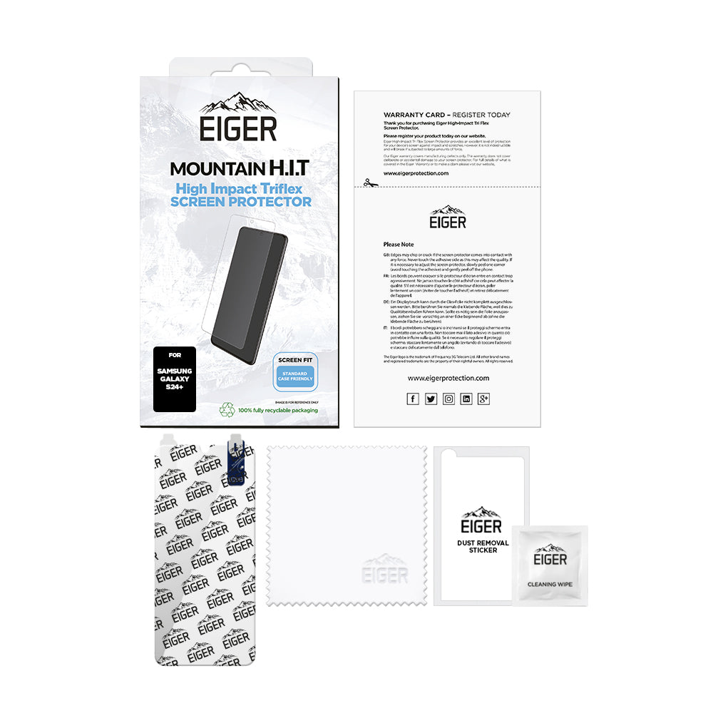 Eiger Mountain H.I.T Screen Protector for Samsung S24+