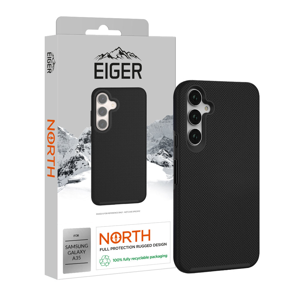 Eiger North Case for Samsung A35 in Black