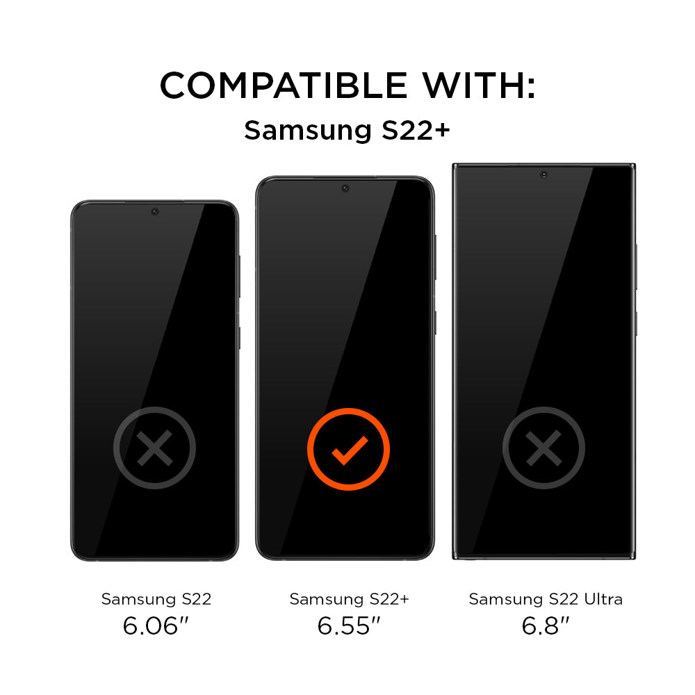 Eiger North Case for Samsung Galaxy S22+ in Black