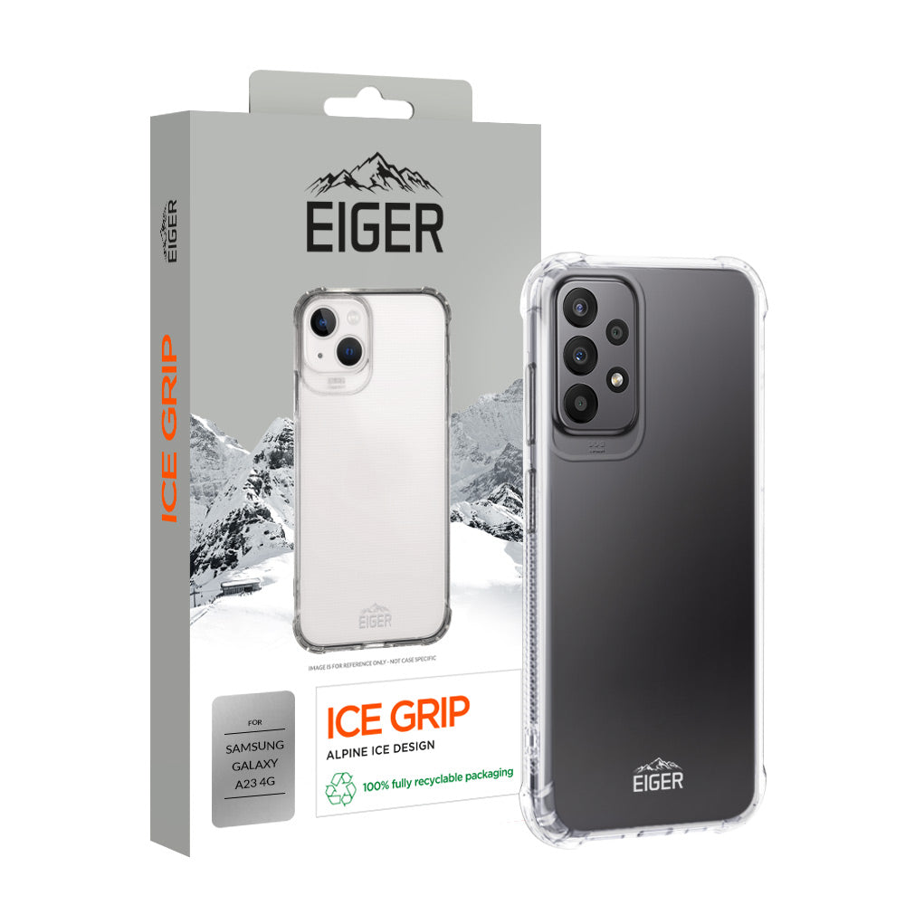 Eiger Ice Grip Case for Samsung Galaxy A23 4G in Clear