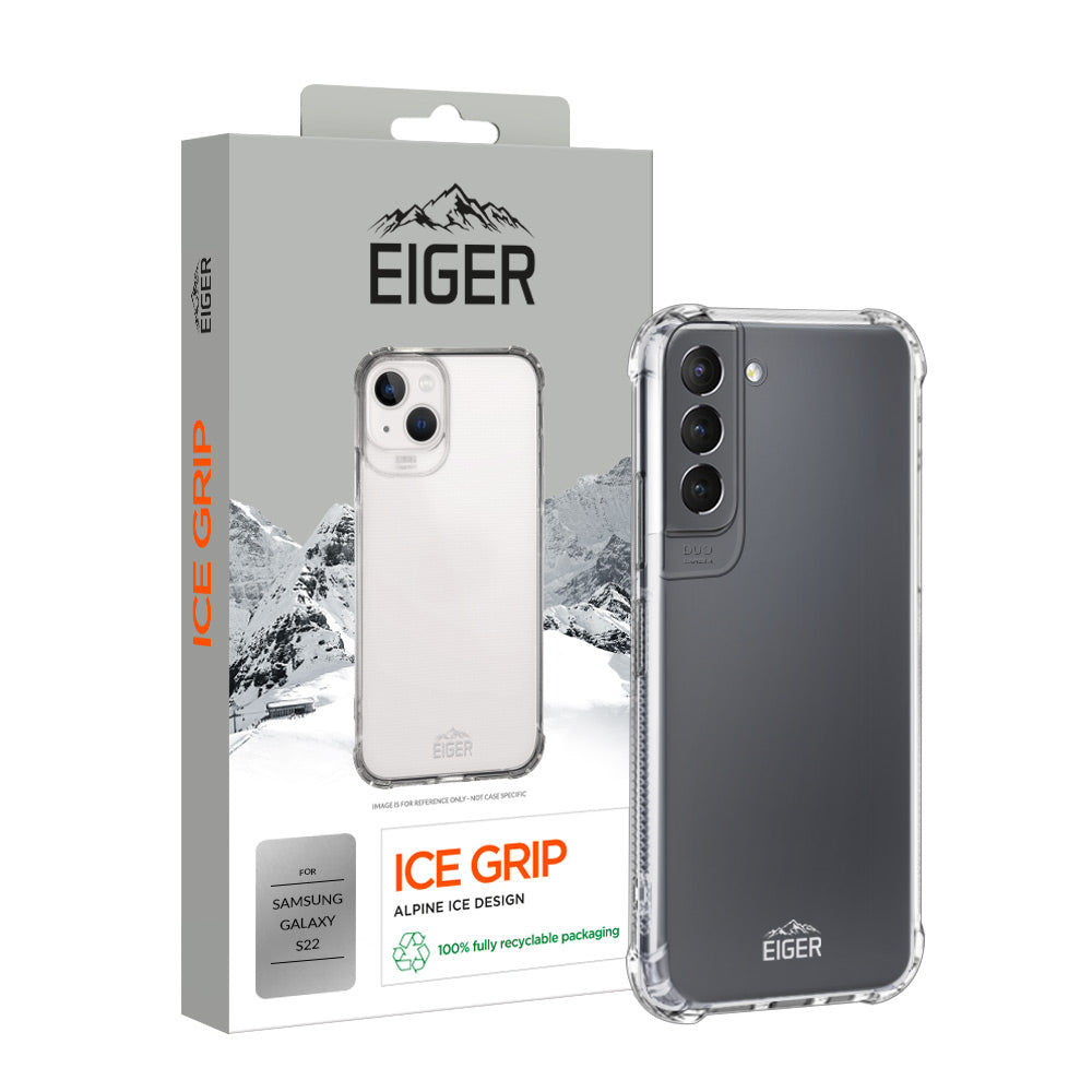 Eiger Ice Grip Case for Samsung Galaxy S22 in Clear