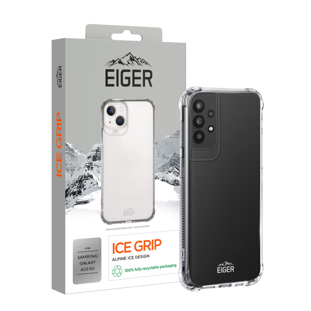 Eiger Ice Grip Case for Samsung Galaxy A33 5G in Clear