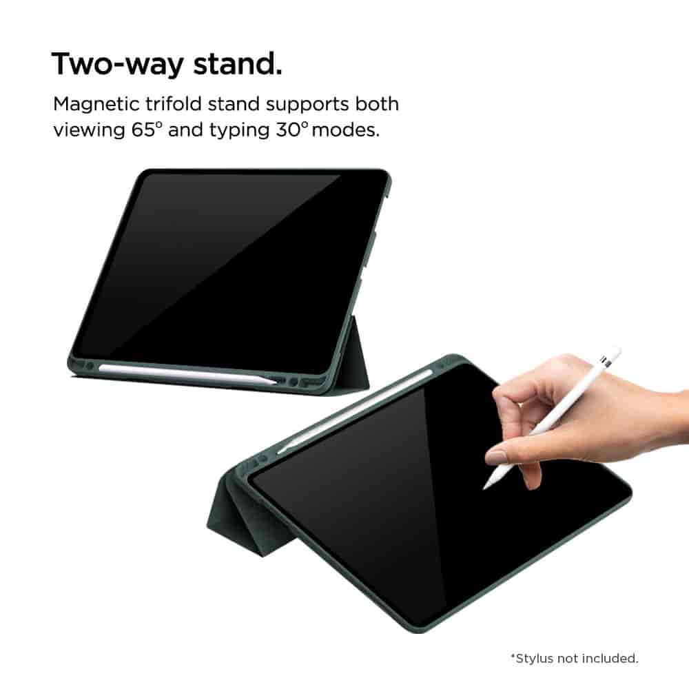 Eiger Storm 250m Stylus Case for Apple iPad 10.2 (9th Gen) in Dark Green