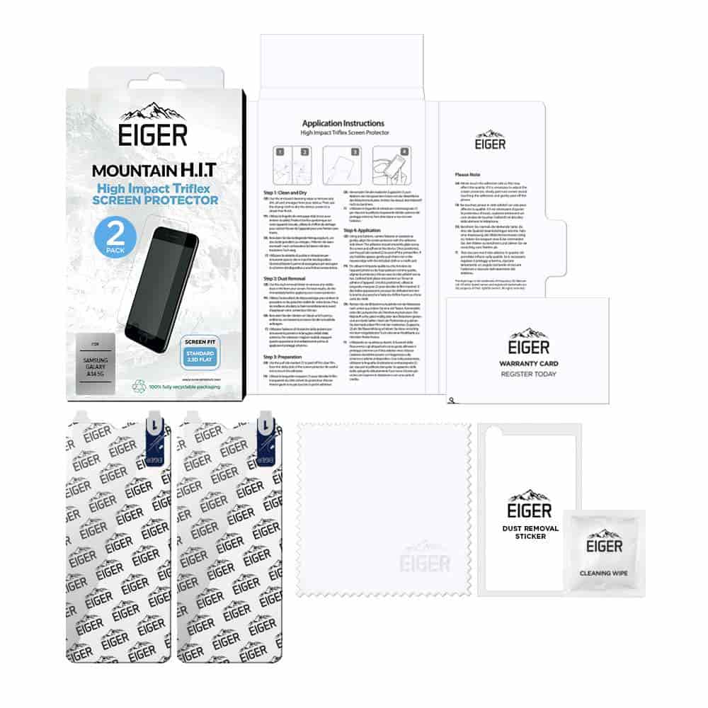 Eiger Mountain H.I.T Screen Protector for Samsung Galaxy A14 5G / A14 4G